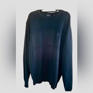IZOD Men's Black Crewneck Sweater